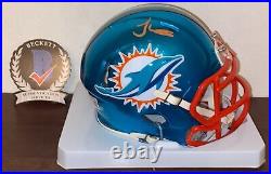 Tyreek Hill Signed Autographed Miami Dolphins Flash Mini Helmet Beckett N3