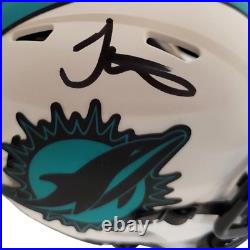 Tyreek Hill Signed Miami Dolphins Lunar Speed Mini Football Helmet (Beckett)