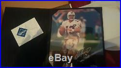 Upper Deck UD Authenticated Mud Dan Marino HOF Signed AUTO Dolphins 8x10 Cc