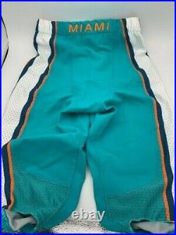 Xavien Howard Signed Miami Dolphins Game Used 2017 Size 28 Pants JSA Photo