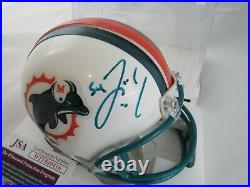 Zach Thomas Miami Dolphins Signed Autograph Mini Helmet JSA