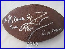 Zach Thomas Miami Dolphins Signed Autograph NFL Wilson Football JSA Zach Attack