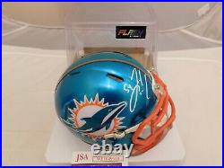 Zach Thomas Signed Miami Dolphins Flash Mini Helmet JSA COA